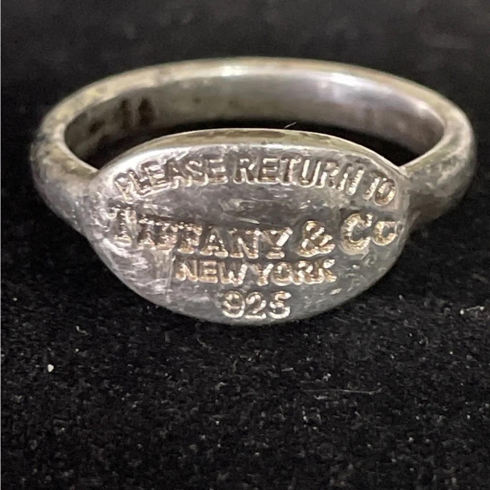 925 Tiffany & Co Silver Ring #1004 - Picture 3 of 4